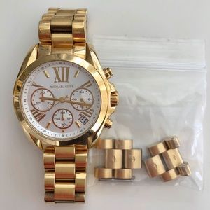 Michael Kors Oversize Bradshaw Gold-Tone Watch